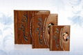Wood with Leether Digital Photo Album Covers  
