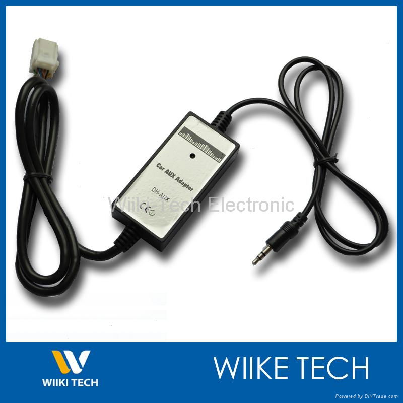 Car Virtual CD Changer Aux 3.5mm Audio Interface Adapter for Volkswagen/ Audi/