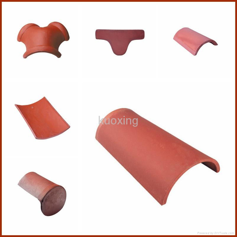 clay roof tiles material made in china 3