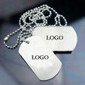 Aluminum alloy material dog tag