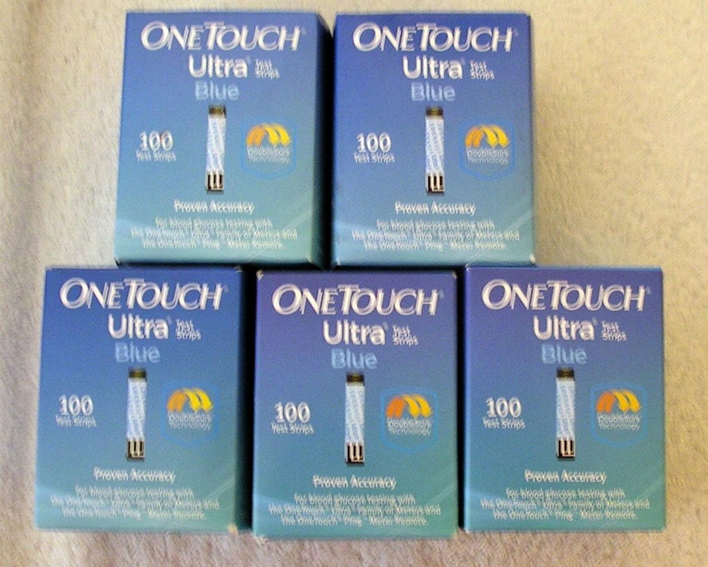 One touch ultra 100's test strips