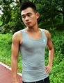 OEM wholesale sleeveless comression sportswear 3