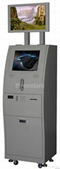 dual screen payment interactive kiosk