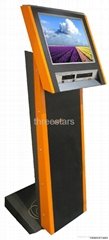 free standing kiosk with touch screen