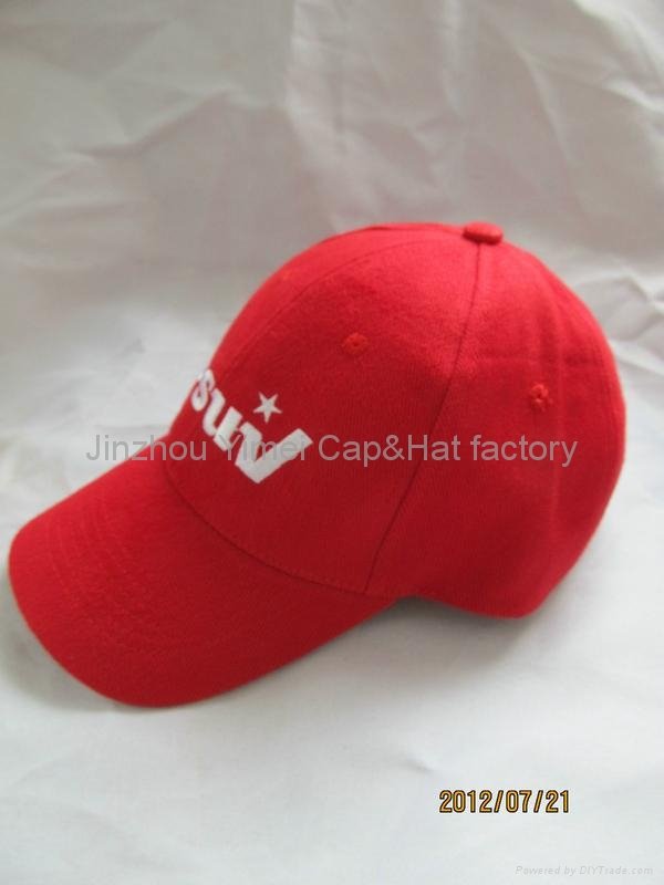 100% cotton heavy brushed cap 2