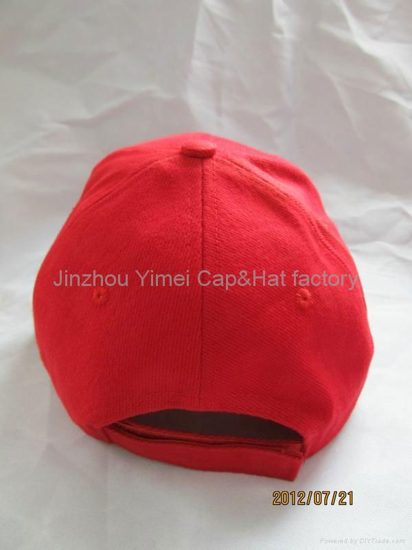 100% cotton heavy brushed cap 3