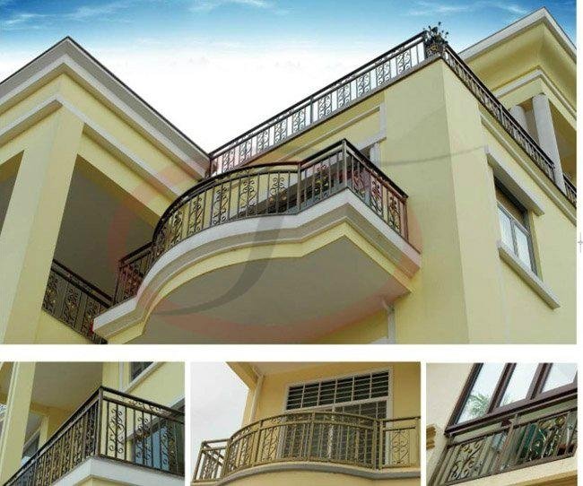 Anti_Rust Modular Steel Balcony Handrail 3