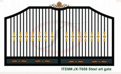 Custom Modular Ornament Steel Gates