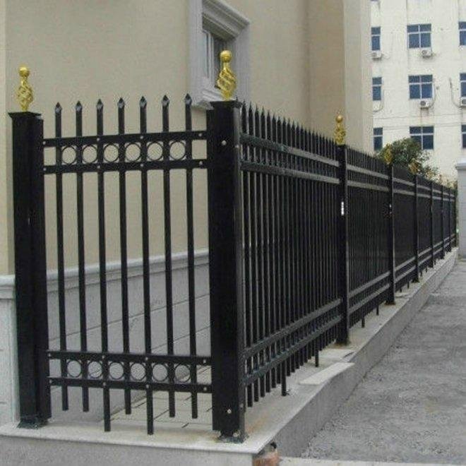 Modular Ornament Steel Fence for Industrial and Commercial use 4