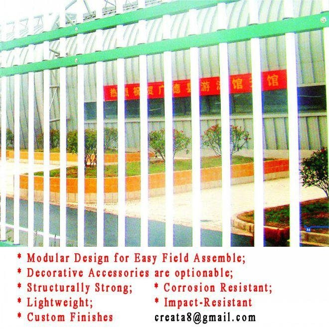 Custom Durable Modular Steel Security Fences