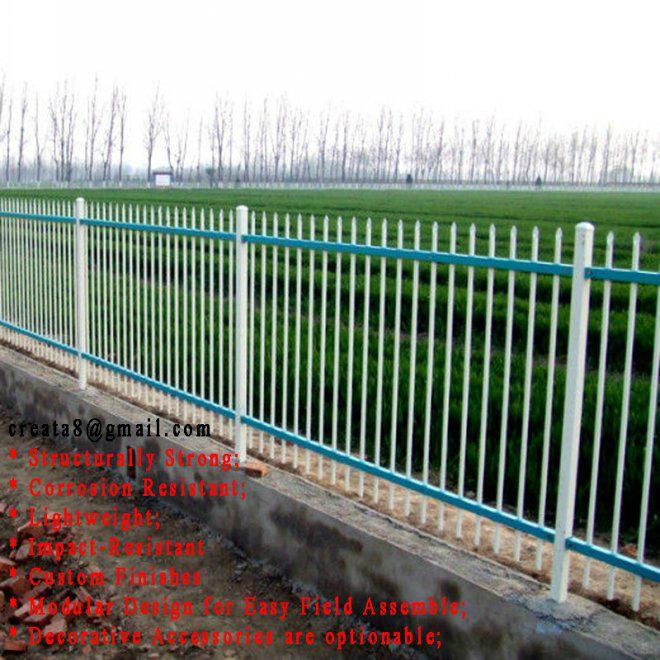 Custom Durable Modular Steel Security Fences 5