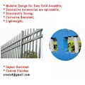 Modular Ornament Steel Palisade Fences for Industrial and Commercial 3