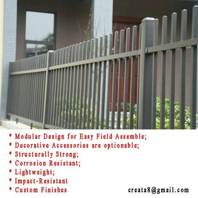 Rodent Proof Powder Coated Square Steel Fence Posts 2