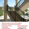 锌钢防锈型 组合式 户外 楼梯栏杆扶手 2