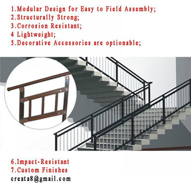 Welding-Free Handrails for Modular Outdoor Stairs 3