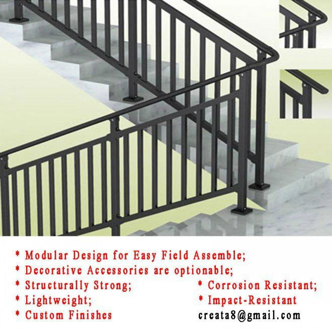 Welding-Free Handrails for Modular Outdoor Stairs 4