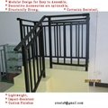 锌钢防锈型 组合式 户外 楼梯栏杆扶手 5