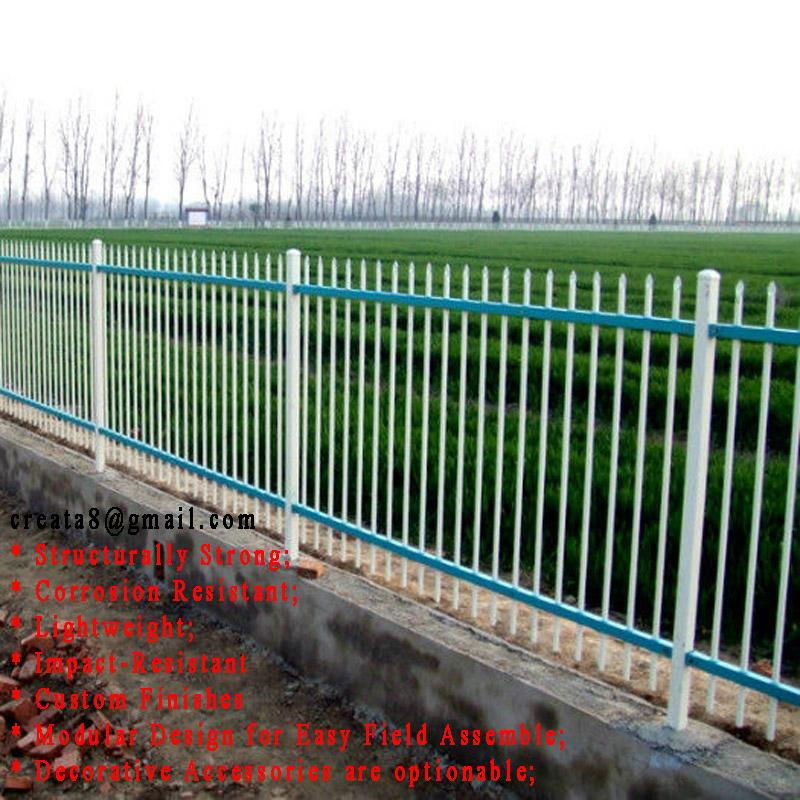 Maintainence_Free Decorative Ornament Steel Modular Fences 4