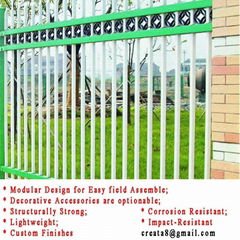 Outdoor OrnamentModular Steel Fences