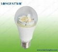 A60 E27 LED Bulb with Transparent Cover 1