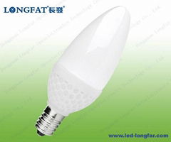 led candle lamp sharp bubble with atomization (ceramic) 