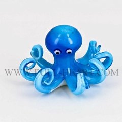 murano glass octopus figurine, glass animal gifts