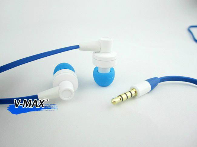 Vmax S8 handfree mp3 earphone with control talk mic and answering button Paint c 3