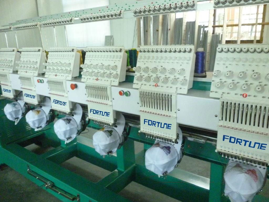 Six Heads Cap Tshirt Embroidery Machine 2