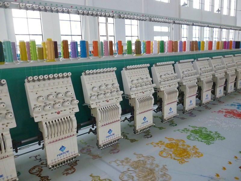 Multi Head Computerized Flat  Embroidery Machine  3