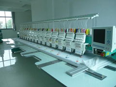 High speed computerized flat embroidery machine