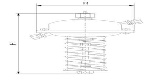 self-operated (after-valve) pressure control valve 4