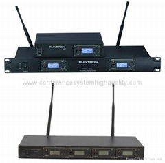 cards type multichannel wireless microphone