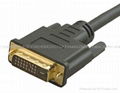 DVI-I 18+5/24+5 monitor cable with high resolution 2
