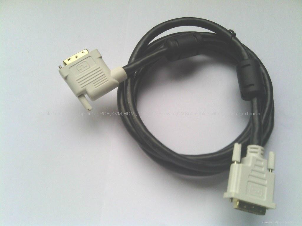 Angled DVI cable