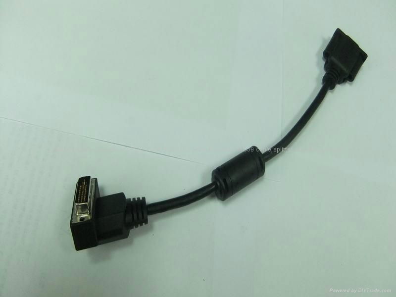 Angled DVI cable 2