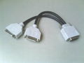 DMS59 to 2*DVI Y splitter cable-M/F