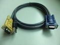 定制KVM控制线带DVI/VGA/USB/PS2/3.5mm接口 1