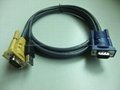 OEM KVM cable with DVI/VGA/USB/PS2/3.5mm