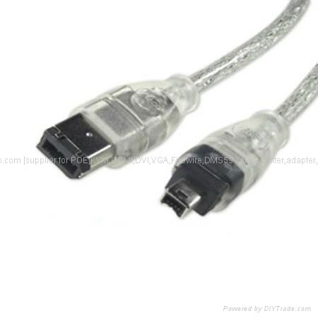 IEEE1394 Firewire cable with 9P/6P/4P plug 3