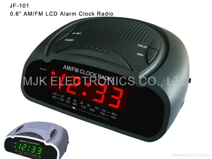 0.6" AM/FM LED Alarm Clock Radio 3