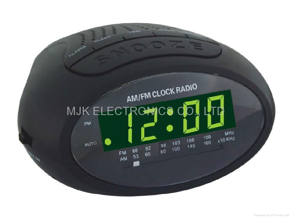 0.6" AM/FM LED Alarm Clock Radio