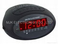 0.6" AM/FM LED Alarm Clock Radio 2