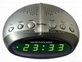 0.6" AM/FM LED Alarm Clock Radio 3