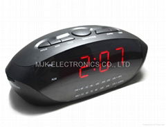 0.9" AM/FM LED Alarm Clock Radio