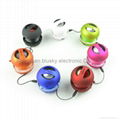 free shipping via DHLhot selling portable mini speaker with seven colours availa