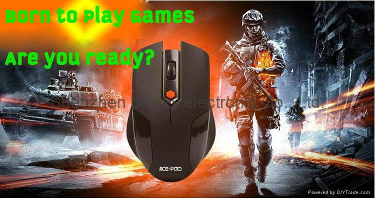 free shipping via DHL 2.4G wireless mouse 6D game mouse