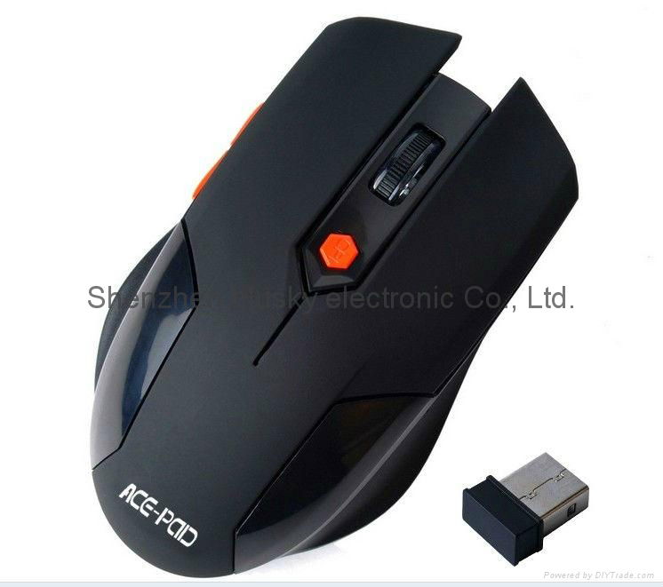 free shipping via DHL 2.4G wireless mouse 6D game mouse 3