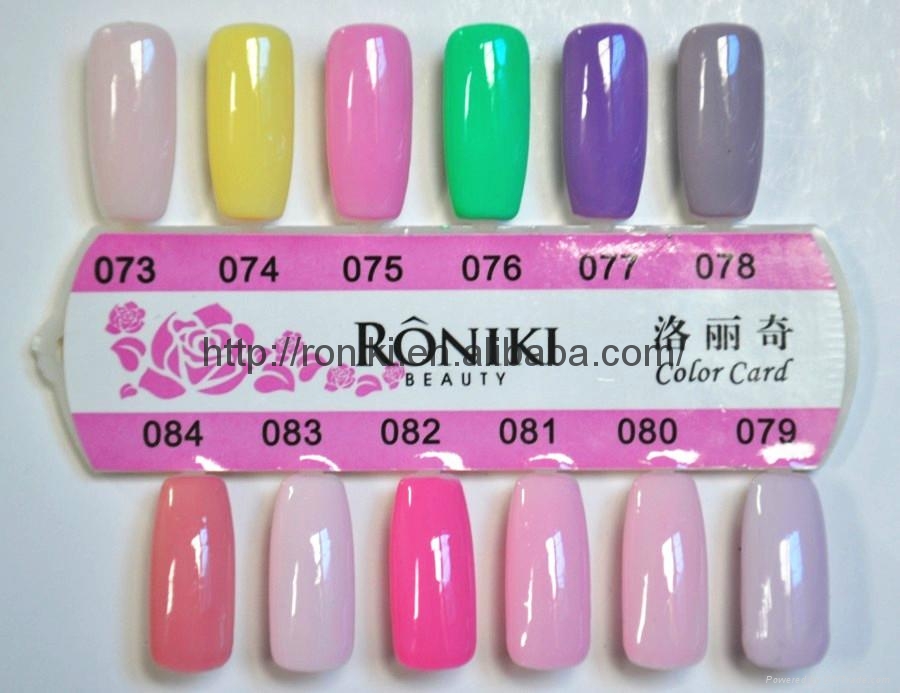 UV lightcured soak off gel polish gel style RNK (China