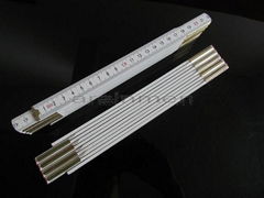 with Invisible Rivet Connecting Spring Ruler Birch Wood Folding Ruler Meter Rule