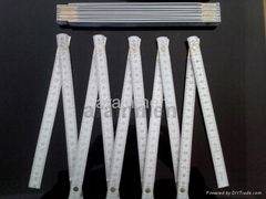 2m 10 folds aluminum alloy metal folding ruler 